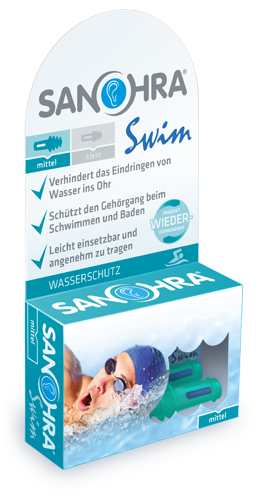Ohrenstöpsel Schwimmen wasserdicht I Gehörschutz Wassersport Baden Surfen NEU 